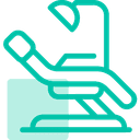 Dental chair icon